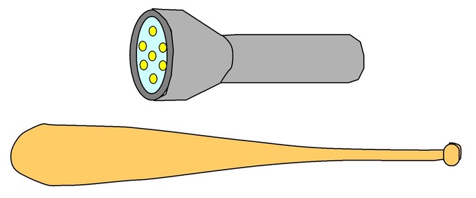 LEDとバット